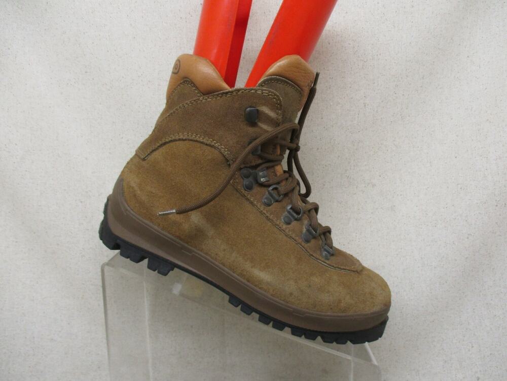 Asolo Brown Suede Composite Toe Lace Up Hiking Boots Mens Size 5